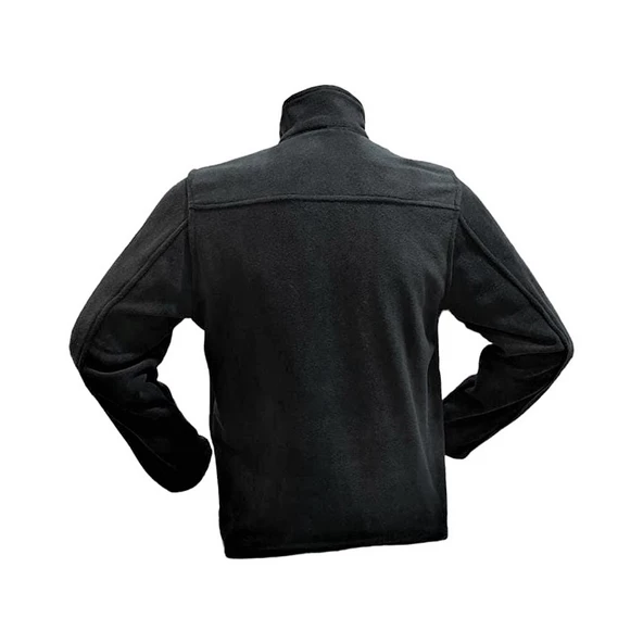 Aybaak HPF066 Kalın Robalı Cepli Fermuarlı Erkek Polar Ceket - 9