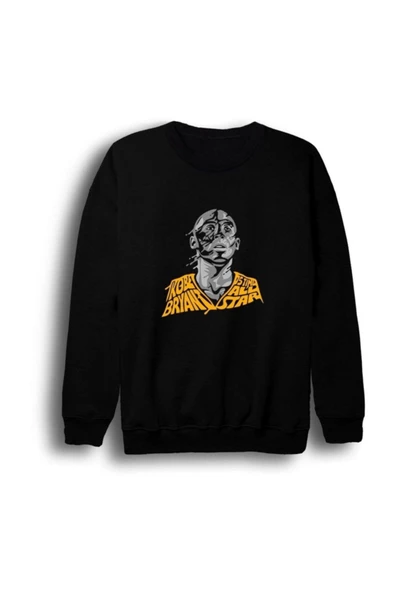 fame-stoned Kobe Bryant Baskılı Sweatshirt