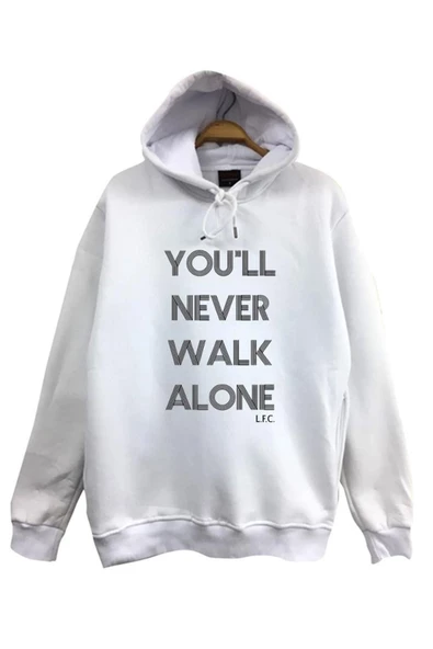 fame-stoned You'll Never Walk Alone Kapüşonlu Sweatshirt