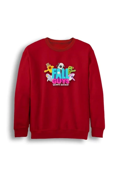 fame-stoned Full Guys Baskılı Bisiklet Yaka Sweatshirt