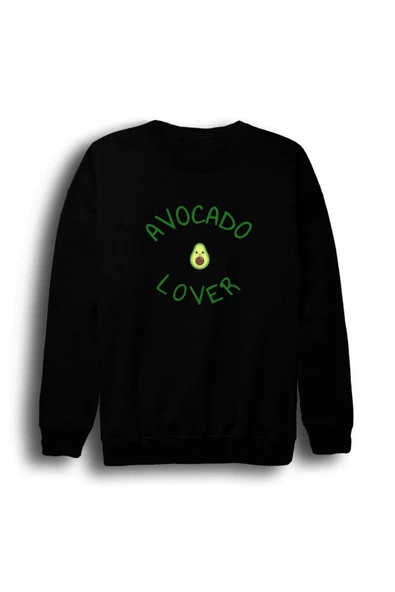 fame-stoned Avocado Lover Baskılı Sweatshirt