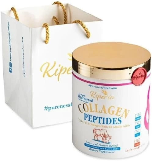 Kiperin Collagen Beauty peptides Toz Kolajen Peptitleri İçeren Kolajen 500 gr - 4