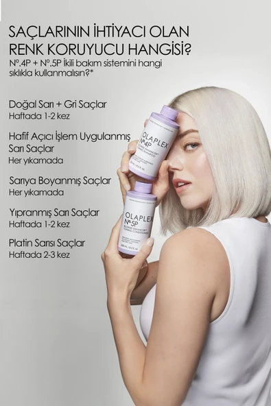 Nº.4p Blonde Enhancer Toning Shampoo - Renk Koruyucu & Bağ Güçlendirici Mor Şampuan - 2