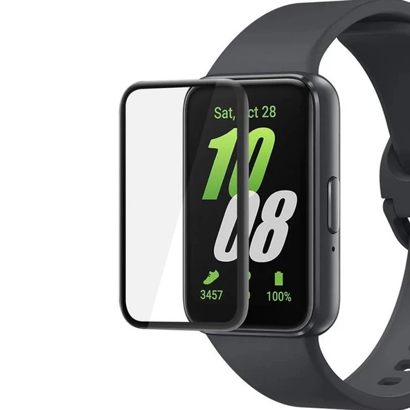 Samsung Galaxy Fit 3 R390 Uyumlu 3D Cam Full Ekran Koruyucu