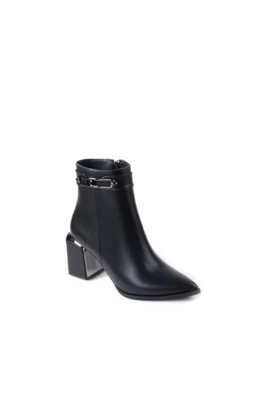 Papuçcity Dnz 03009 Kadın 7,5 Cm Topuklu Bot - 2