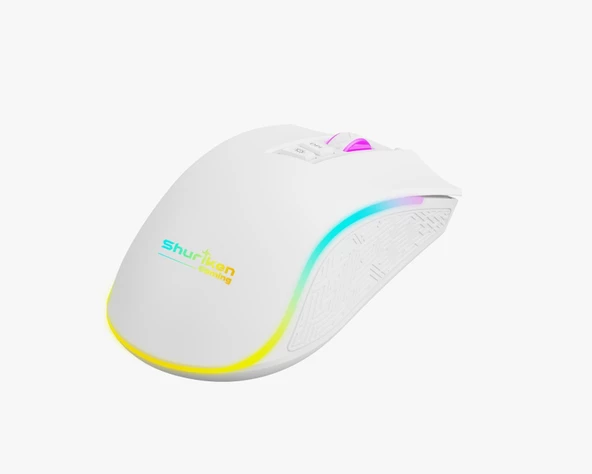 Shuriken ES7 FUMA RGB Gaming Makrolu Oyuncu Mouse - 4800DPI - 5