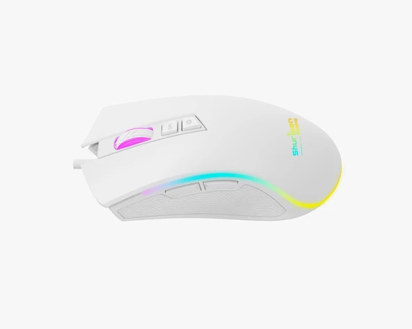 Shuriken ES7 FUMA RGB Gaming Makrolu Oyuncu Mouse - 4800DPI - 2