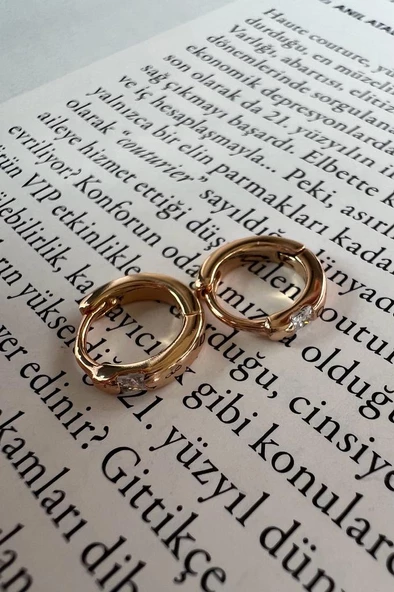 KARE TAŞLI EXTRA MİNİ KÜPE 9MM - 3