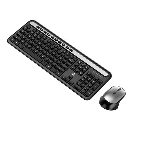 Hp CS500 Siyah Kablosuz İngilizce Q Slim Klavye + Mouse Set - 3