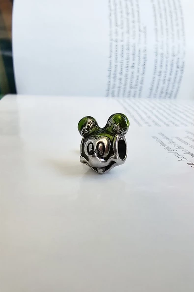 ÇELİK CHARM YEŞİL MİCKEY