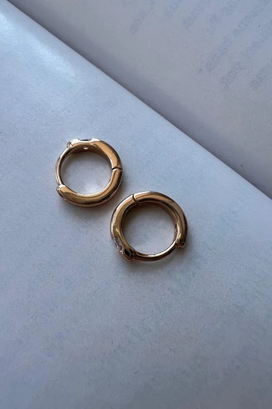 KARE TAŞLI EXTRA MİNİ KÜPE 9MM - 2