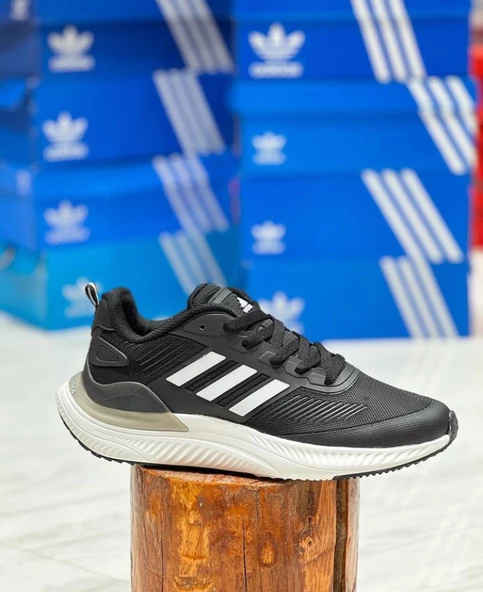 Adidas Alphamagma siyah beyaz Erkek Sneaker - 4