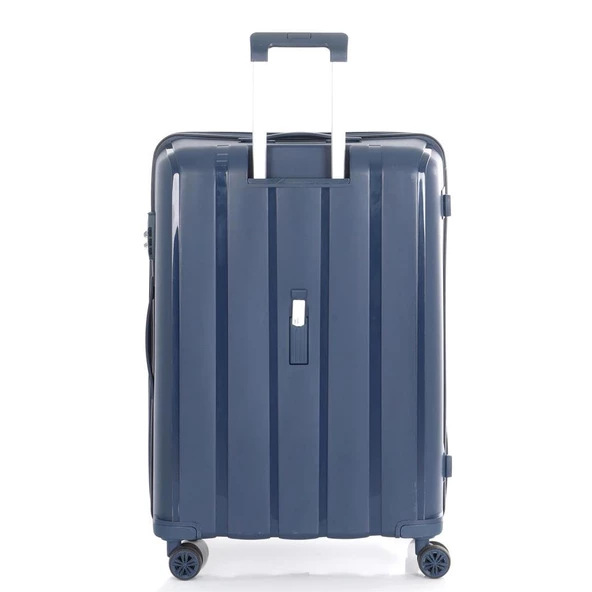 MÇS 3lü Set Kırılmaz Silikon Seyahat Valizi Bavulu V305 Laci - 4