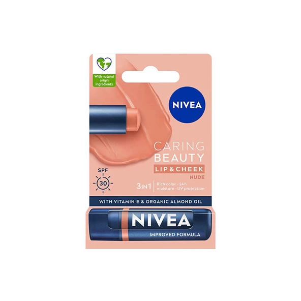 Nivea Renkli Dudak Bakım Kremi Ten Rengi SPF30 4.8g