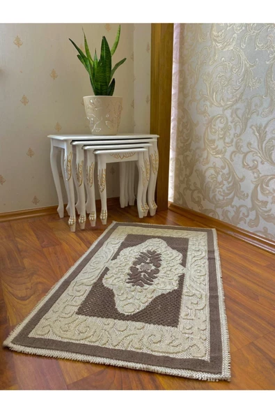 Avanos Home %100 Doğal 60*100 Pamuklu Bukle Kilim