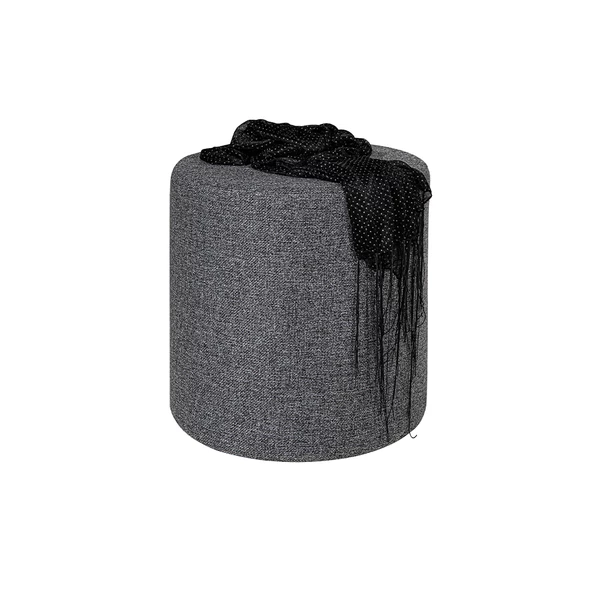 Luno Puf-Antrasit 40x40x40 cm - Resim 2