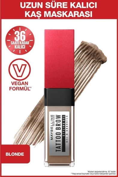 Maybelline New York Tattoo Brow 36h Styling Gel - 250 Blonde