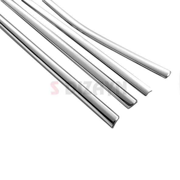 S-Dizayn VW T-Cross Krom Cam Çıtası 4 Prç 2023 Üzeri - Resim 4