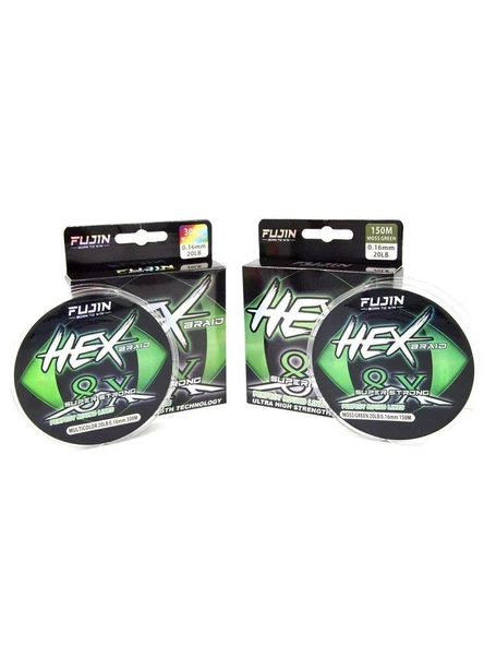 Fujin Hex Braid 8x 300mt Multicolor PE İp Misina