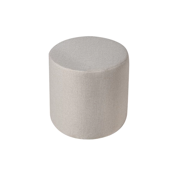 Luno Dekoratif Puf - Krem 40x40x40 cm - Resim 5