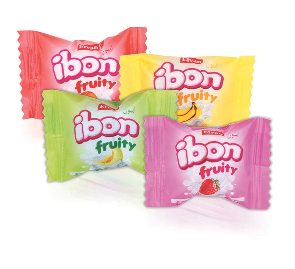 Elvan Ibon Sütlü Meyveli Şeker 1 kg Kutu - 3