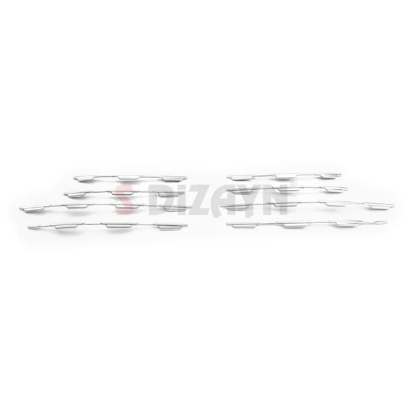S-Dizayn Fiat Egea SD / HB Krom Ön Panjur Diamond Model 8 Prç 2020 Üzeri - 2