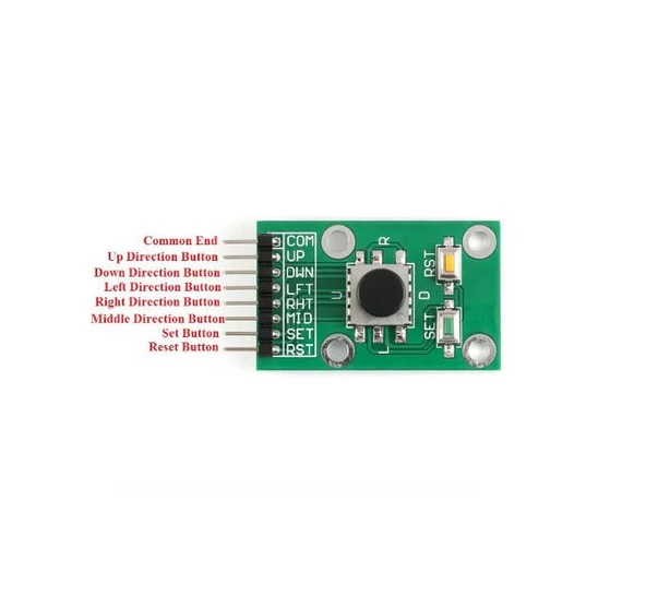 5 Yön Navigasyon Joystick Buton Modülü (Arduino) - 2