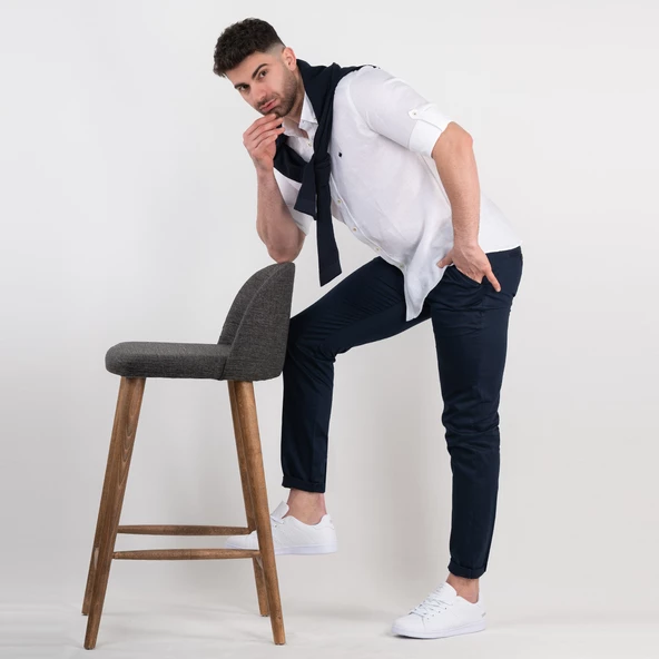 PAUL MARTİN REGULAR FİT KETEN ERKEK GÖMLEK - Resim 2