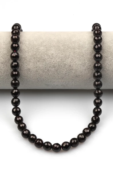 Garnet-Lal Doğaltaş Dizi 8 mm Fasetli Küre Kesim - Resim 2