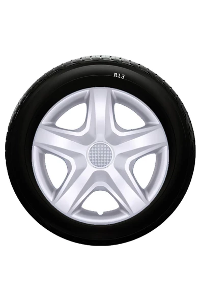 Fiat Uyumlu 13 Inc Kırılmaz SKS Jant Kapağı 1 Takım 4 Adet No:101