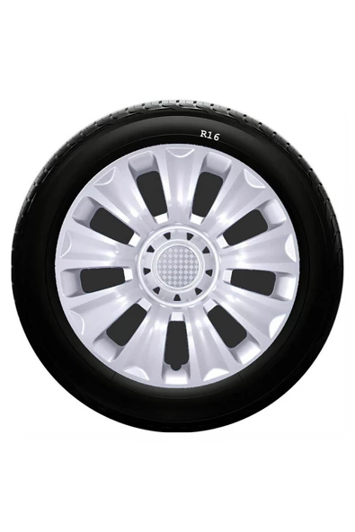 Dacia Uyumlu 16 Inc Kırılmaz SKS Jant Kapağı 1 Takım 4 Adet No:424 ürün görseli