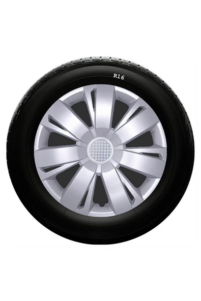 Dacia Uyumlu 16 Inç Kırılmaz SKS Jant Kapağı 1 Takım 4 Adet No:411 ürün görseli