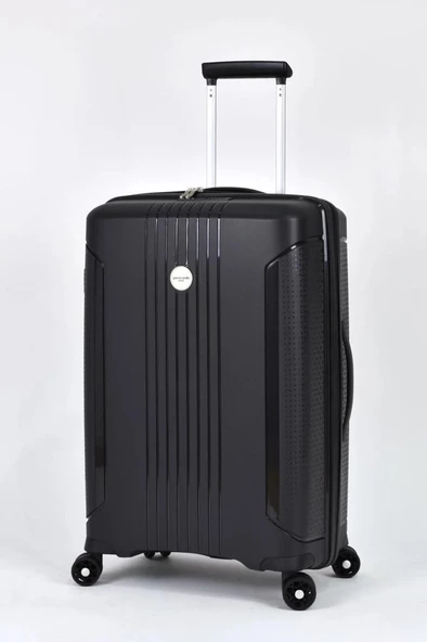 Pierre Cardin Trolley Valiz Siyah Orta Boy 04PC7060-02-SYH - 6