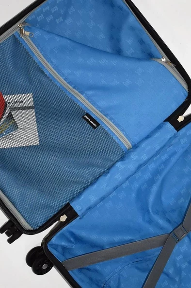 Pierre Cardin Trolley Valiz Siyah Orta Boy 04PC7060-02-SYH - 3