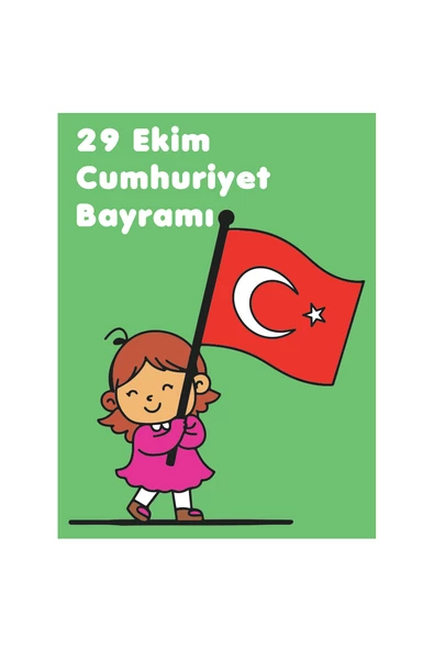 29 Ekim Cumhuriyet Bayramı Kum Boyama Kartı Seti 5 Adet Büyük Boy A4-Red Castle KB-RC-053-1 - 4