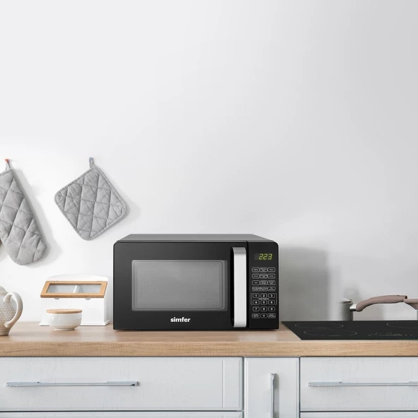 Simfer SK4604 700W Dijital Mikrodalga Fırın Siyah - 4