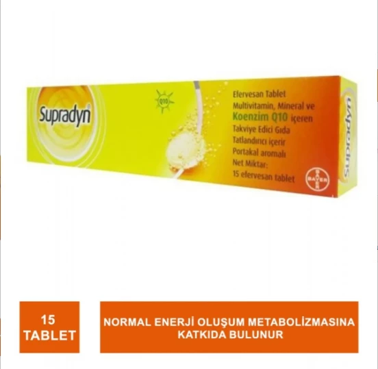 Supradyn Koenzim Q10 15 Efervesan Tablet ürün görseli