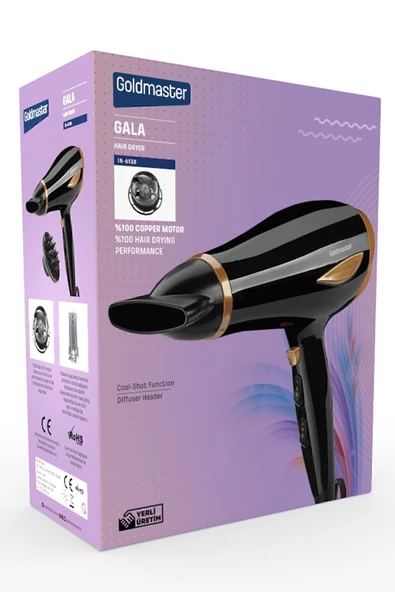 Goldmaster Gala Saç Kurutma (6138)Gold - 8