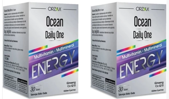 Ocean Daily One Energy 30 Tablet 2 Adet