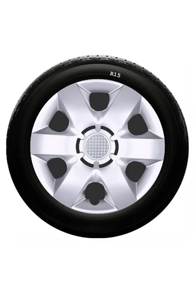 Mazda Uyumlu 15 Inc Kırılmaz SKS Jant Kapağı 1 Takım 4 Adet No:310 ürün görseli