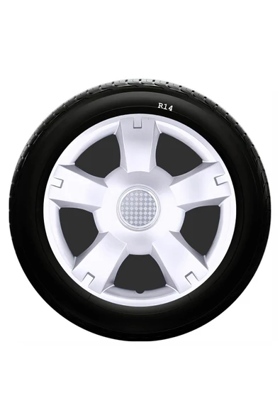 Mazda Uyumlu 14 Inc Kırılmaz SKS Jant Kapağı 1 Takım 4 Adet No:201 ürün görseli