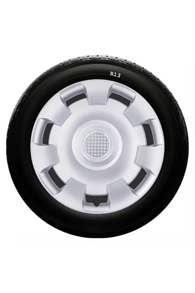 Mazda Uyumlu 13 Inç Kırılmaz SKS Jant Kapağı 1 Takım 4 Adet No:111 ürün görseli