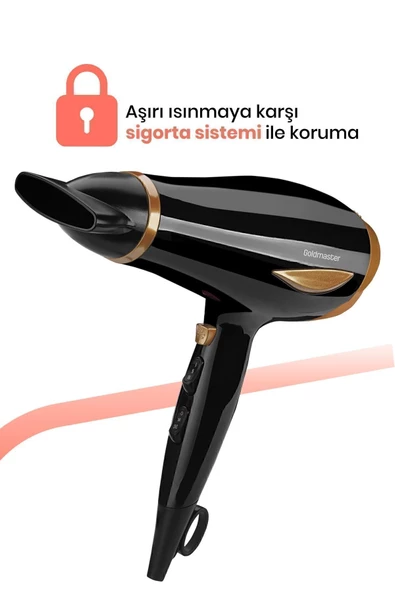 Goldmaster Gala Saç Kurutma (6138)Gold - 5