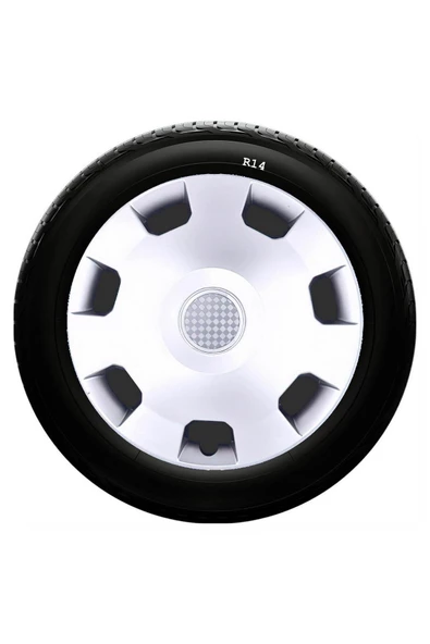 Mazda Uyumlu 14 Inç Kırılmaz SKS Jant Kapağı 1 Takım 4 Adet No:207 ürün görseli