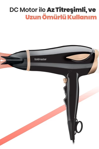 Goldmaster Gala Saç Kurutma (6138)Gold - 2