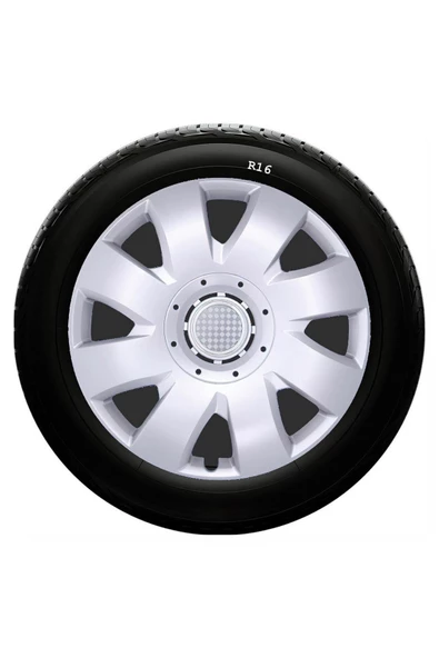 Opel Uyumlu 16 Inç Kırılmaz SKS Jant Kapağı 1 Takım 4 Adet No:426 - 1