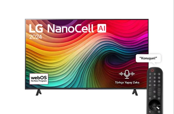 LG 55NANO81T6A 55 inç 139 Ekran 4K Ultra HD WebOS Nanocell TV