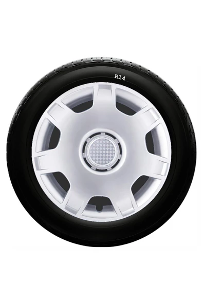 Nissan Uyumlu 14 Inc Kırılmaz SKS Jant Kapağı 1 Takım 4 Adet No:205 ürün görseli