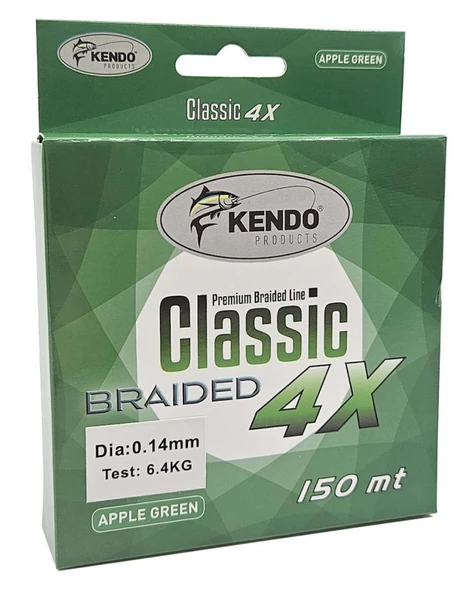 Kendo Classic 4X 150m Apple Green Örgü İp