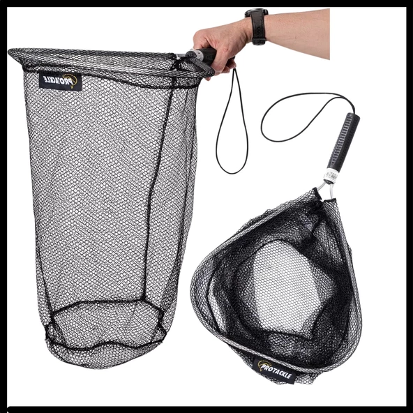 Uyguna-Yakala 58 cm Alüminyum Balık Kepçesi